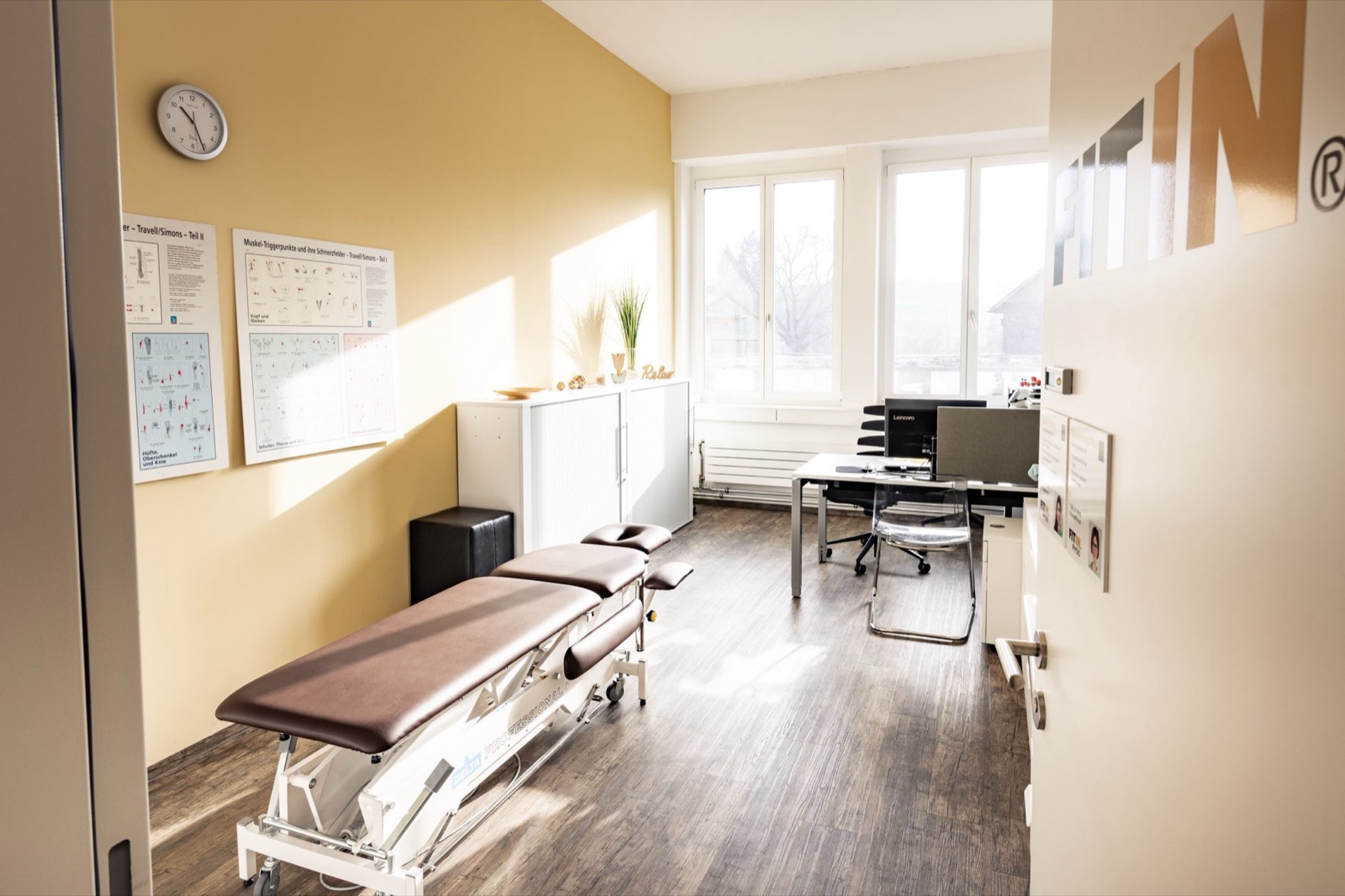 FITIN Physio Behandlungsraum Grabs